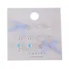 Pendientes de Lazo de Cinta Dulces Joyería Niña Sueño Dulce Organza Estilo Ballet Set de Pendientes