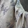 [Contraste de Bambú y Ciruela] Tela de Ropa Hanfu para Mujer de Estilo Chino Satén Brilloso Estilo Corte de Primavera y Otoño Tela Cheongsam Teñida con Hilo