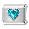Corazón estampado con diamantes, personalizado, hecho a mano, único, italiano, DIY, accesorios para pulseras de acero inoxidable y joyería - abastecimiento