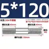 Haste de Parafuso de Cabeça Dupla de Aço Inoxidável 304 Gb 45,05kg Parafuso Rosqueado com Haste de Conexão Rosqueada M3M6M10-M24