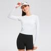 Top Deportivo de Otoño para Mujer Ajustado Adelgazante Elástico Profesional para Correr Yoga Traje Pilates Ropa Fitness de Alta Gama
