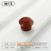 Manija Redonda Dorada para Gabinete de Agujero Único Pequeña Redonda de Cobre Tipo Hongo Madera Maciza Cajón Tronco de Madera Estilo Japonés