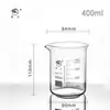 Vaso de precipitados shuniu al por mayor tipo bajo resistente a alta temperatura borosilicato 100/250ml500ml1000ml vaso de precipitados
