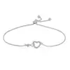 Nuevo Anillo de Corazón de Diamante Amor Eterno Pulsera de Empuje y Tirón Pulsera de Moda con Figura de Ocho Infinita Europea y Americana para Mujeres