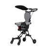 Carrinho de Bebê, Ferramenta Portátil para Caminhada de Bebê, Toldo Pequeno, Dobrável com Um Clique, Carrinho de Quatro Rodas, Visão Elevada, Ultraleve