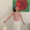 Chaleco Nuevo de Verano para Mujer de Du Xiaozhai Chaleco Tejido Fresco Exponiendo la Mañana Holgado Sin Mangas Interior Base Top Casual