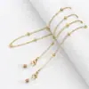 Cadena para gafas personalizada de colores mixtos, cadena exquisita con cuentas, mezcla y combinación de adornos de perlas, cuerda para gafas, cadena para gafas de sol, hecha a medida