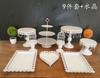 Expositor de decoración para mesa de postres, bandeja para pasteles, mesa para comidas frías, mesa para el descanso del té, estante para pasteles, puesto para refrigerios y té de la tarde