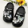 Accesorios para Zuecos de Mariposa al por Mayor Transfronterizos Accesorios para Zapatos DIY Hebillas de Zapatos de Gama Alta Decoraciones Flores de Pvc de Colores para Zapatos Lindas