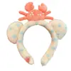 Linda Nueva Diadema de Felpa con Orejas de Dibujos Animados para Otoño e Invierno, Adecuada para Lavarse la Cara y Aplicarse Mascarillas Faciales, Accesorio para el Cabello de Diadema Alta para el Cráneo