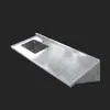 [Personalizado] Lavabo de Acero Inoxidable 304/316 con Tanque de Agua para Laboratorio, Planta de Tratamiento de Aguas Residuales y Baño Público