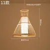 Lustre de Bambu Chinoiserie Lanterna Zen para Sala de Chá Restaurante Restaurante de Hot Pot Pousada Sudeste Asiático Lâmpadas Japonesas Criativas