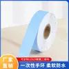 Pulseras desechables de papel térmico imprimibles para parque de atracciones, boletos para sala de exposiciones, registro de conferencias, pulseras azules impermeables para hospital