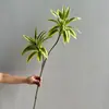 Bambú Dorado Artificial, Plantas Verdes para Decoración de Sala de Estar en Casa, Arreglo de Hotel, Vegetación Ornamental al por Mayor