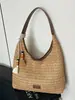 Bolso de Mano Tejido para Mujer 2026 Nuevo Estilo Estilo Perezoso Bolso de Hombro Gran Capacidad Casual para el Trabajo Vacaciones en la Costa Bolso de Axila