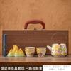 Conjunto de Chá Bule Criativo Estilo Chinês Conjunto de Chá Cultural e Criativo Combinação High-End Brinde Souvenir para Banco de Negócios