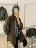 Moda Europeia de Luxo Coleção Outono 2026 Novo Casaco Trench Fino de Comprimento Médio com Gola Alta e Fita Franzida Jaqueta Feminina