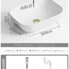 Maotao Colorido Simple Lavabo de Mesa Hogareño Baño Lavabo Cerámico Balcón Apartamento Pequeño Lavabo Artístico Lavabo