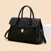 Bolsa de Mano Retro Transfronteriza 2025 Nueva Maletín de Gran Capacidad Curtido Vegetal Transfronterizo Bolsa Grande para Viajes de Negocios y Uso Diario de Mujer