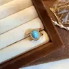 Anillo de Ojo de Tigre Maillard Estilo Vintage, Lujo Ligero, Sensación de Alta Gama, Moda Retro, Único y Elegante, Anillo para Dedo Índice de Nicho