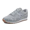 Zapatos Deportivos Casuales de Talla Grande para Mujer de Comercio Exterior, Nuevo Modelo Verano 2026 con Lentejuelas, Tacones de Plataforma, Zapatos Planos Transpirables con Pedrería para Mujer