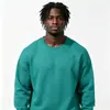 Comercio Electrónico Transfronterizo Otoño/Invierno Nuevo Estilo Felpa Gruesa Unisex Sudadera con Capucha y Cremallera Cuello Redondo Estilo Europeo y Americano Holgada Manga Larga