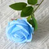 Rosas de Terciopelo Sintético Cuidadosamente Seleccionadas para San Valentín Decoración de Boda para el Hogar Pared de Flores Tacto Flores Sintéticas Flores Artificiales Falsas