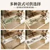 Novo tapete de piso transparente estilo chinês em PVC para estudo, lavável e fácil de limpar, adequado para mesas de computador e cadeiras giratórias, antiderrapante, resistente ao desgaste e à prova d'água