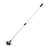 Cepillo para Inodoro con Mango de Aluminio, Cepillo para Inodoro de Mango Largo, Cepillo de Limpieza con Forma de S para Inodoro de Sentadillas, Cepillo para Inodoro de Sentadillas Montado en la Pared, Versión Extendida para el Hogar