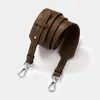 Novo Estilo Couro Macio de Vaca Moda Alça Larga no Ombro Comprimento Ajustável Universal Bolsa Transversal de Ombro Cinta Substituta