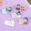 Broche de Insignia Acrílica de Texto Inspirador de Celebridad de Dibujos Animados Lindo Colgante Estudiante Pequeño Regalo Accesorios para Mochila Escolar Regalo