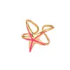 Anel de Estrela do Mar Versátil de Luxo Leve Transfronteiriço Europeu e Americano Taina com Design Único Gotejamento de Óleo Série Oceano Joias Femininas Atacado