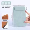 Portapapeles de Menú Tablero de Pedidos y Pagos de Restaurante Clip Hebilla Magnética Soporte para Menú de Bebidas Bloc de Notas de Cuero Carpeta de Archivos Bloc