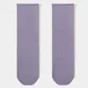 Meias de Algodão Cento Cor Lisa Listra Vertical Borda Enrolada Meias Amontoadas Femininas Meias de Cano Médio Meninas Meias de Algodão Puro Meias de Placa Reta Meias Antibacterianas 10A