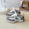 Nuevas Zapatillas Deportivas Casuales Retro de Bloques de Color para Niños Otoño 2026, Zapatillas Deportivas Suaves Antideslizantes para Niños y Niñas