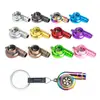 Llavero Silbato Turbo para Coche Transfronterizo Colgante Mini Turbocompresor Metálico para Coche Regalo