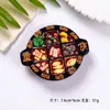 Sacos Surpresa Atacado de Lembranças Turísticas Chinesas, Ímãs de Geladeira de Hot Pot de Chongqing, Ímãs de Geladeira de Brinquedos de Comida com Tema Culinário