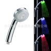 Ducha de mano con control de temperatura de color LED, cabezal de ducha pequeño que emite luz de tres colores 8008-A10