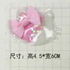 Areia Movediça Hello Kitty Cabeça Kt Laço Acessórios de Cabelo Ornamentos de Cabelo Infantis Acessórios de PVC Acessórios de Decoração DIY Decorações para Capa de Celular