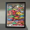 Marco de Fotos de Exhibición de Modelo de Dibujos Animados Anime Caja Ciega Creativa para Coche Marco de Fotos 3D Lata de Café de Tres y Media