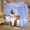 Mosquiteiro para Uso Doméstico, Porta Única, Cama de 1,5m, Modelo 2025, Suporte de Chão Espessado e Reforçado, Estilo Palácio, Malha Criptografada de 1,0m, 1,8m