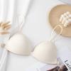 Sutiã Triângulo Taça Francesa Fino Esmaltado Não Folgado Costas Bonitas Sem Aro de Aço Reunião Sexy Seios Grandes Mostrados Pequeno Lingerie