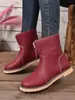 Botas de nieve de alta calidad listas para usar de la línea de producción, nuevo modelo de invierno 2026, estilo europeo y americano, talla grande 43, versátiles botas tipo Martin de media caña