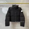 Comércio Exterior Transfronteiriço Jaqueta de Inverno Feminina Curta Casual Big Goose 2266WB, Casaco Acolchoado Espesso para Pessoas Baixinhas
