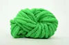 Manta de Tira de Gelo Extra Grossa de 2cm Fio Tricotado à Mão Espessura Grande Almofada de Chenille Fio para DIY Iceland Close-Fitting Fio Macio Extra Grosso