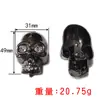 Atacado do Fabricante Rebites de Cabeça de Fantasma Peças DIY Couro Roupas Sapatos Decoração Rebites Acessórios Pregos de Caveira Decoração de Halloween