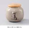 Latas de Té Cerámicas para Hogar Grandes y Pequeñas Latas Selladas Latas de Almacenamiento de Té Pu'Er Cajas de Té Portátiles Chinas para Latas de Almacenamiento de Té