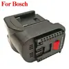 Caja de almacenamiento de baterías 2 en 1 + adaptador de 18 V adecuada para herramientas con baterías de litio Makita, Milwaukee, Bosch, DeWalt