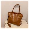 Moda all-match estilo ocidental grande capacidade simples novo atacado coreano estilo bolsa diária pu mulheres ombro bolsa mensageiro