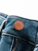 [Pantalones de Campana] Jeans Azules de Campana para Mujer, Nuevos Pantalones Largos de Campana Ajustados 9029 #